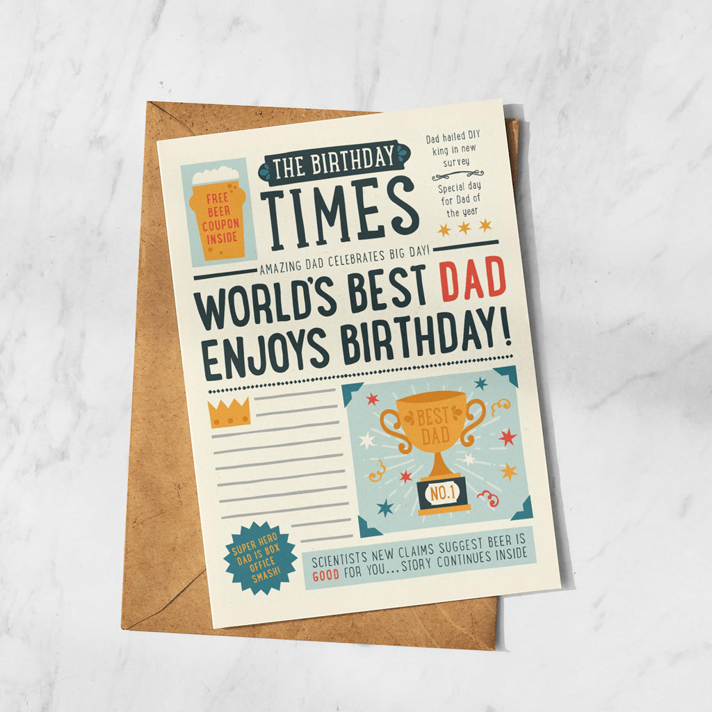 The Birthday Times Card