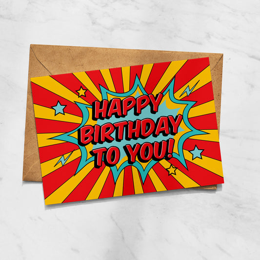 Happy Birthday To You Card