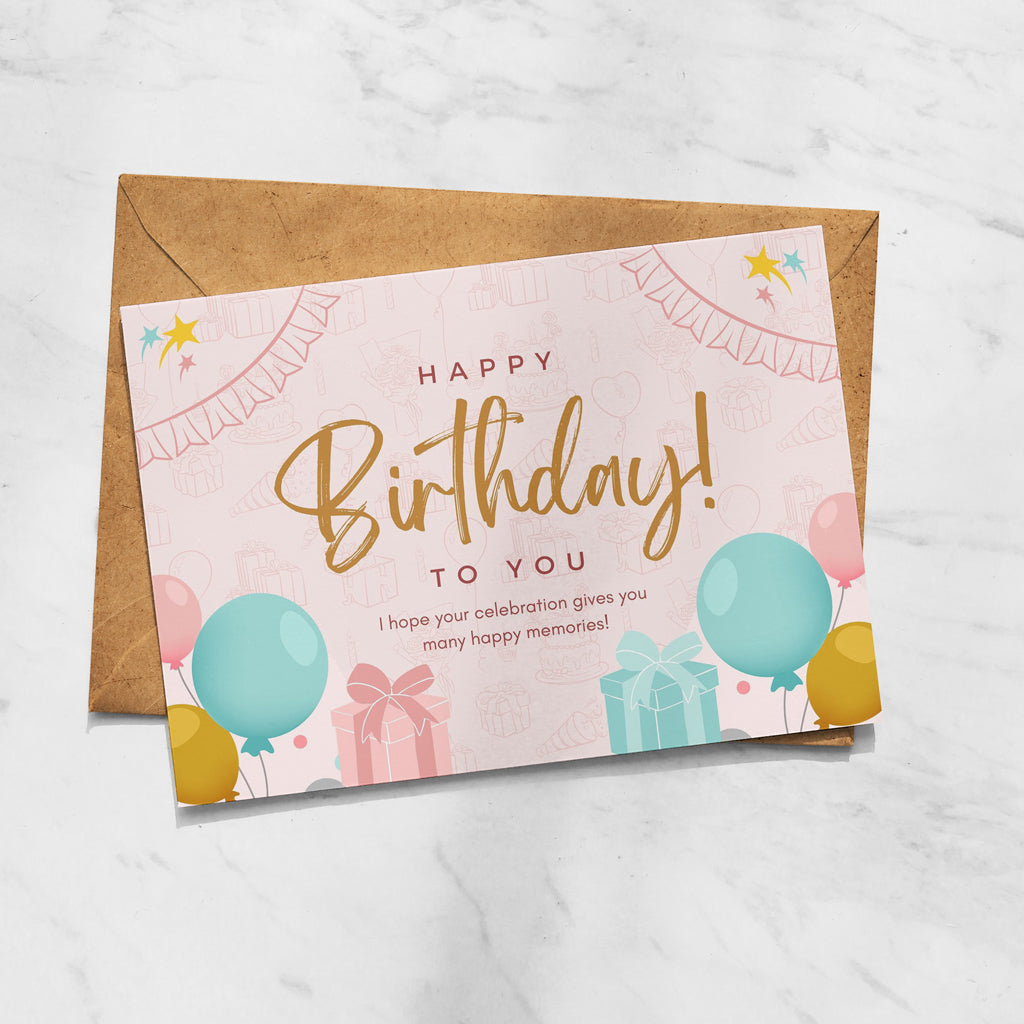 Happy Birthday To You Card
