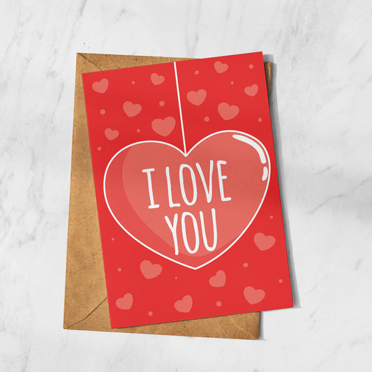 I Love You Card
