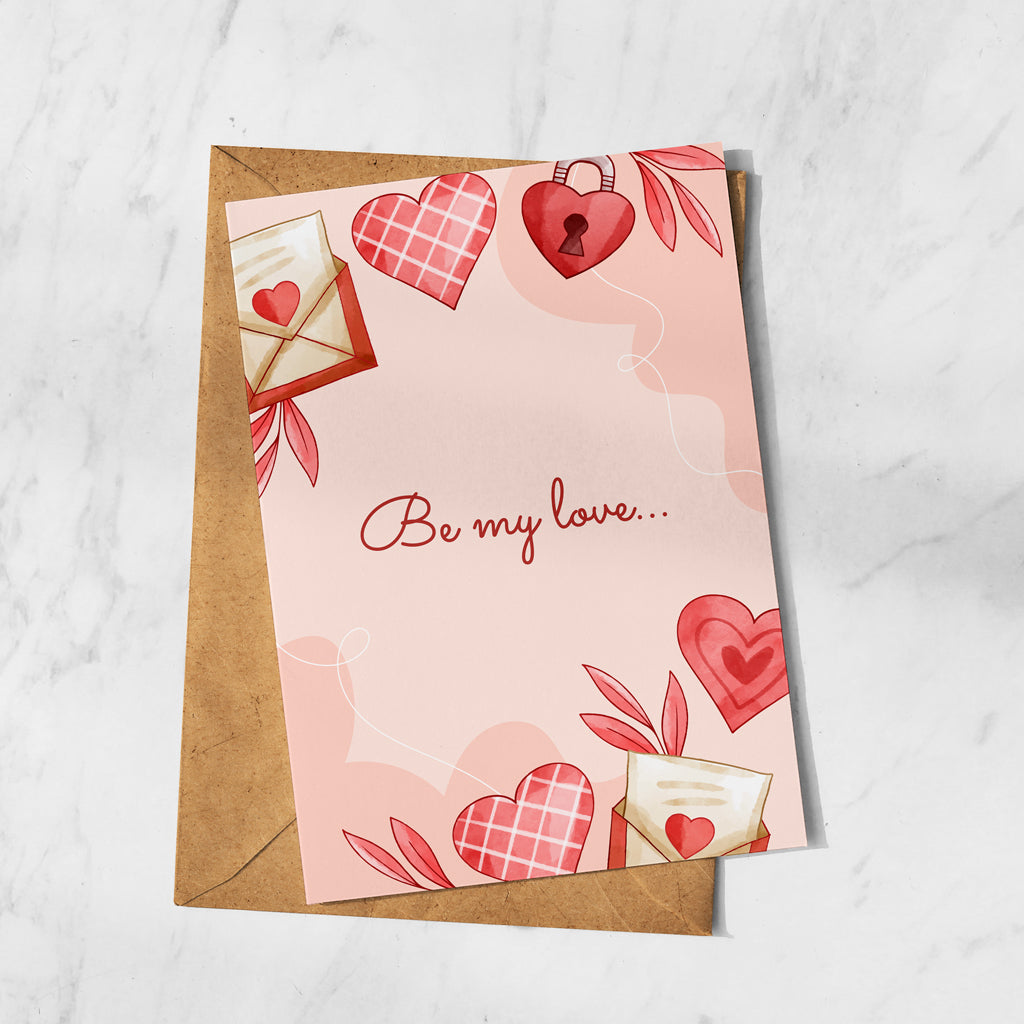Be My Love Card
