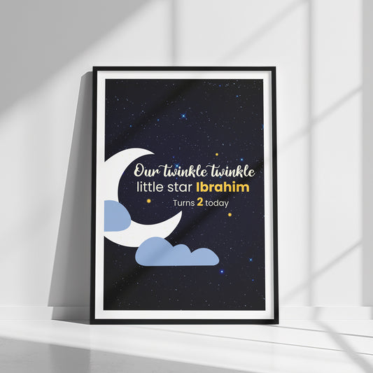 Twinkle Twinkle Wall Frame