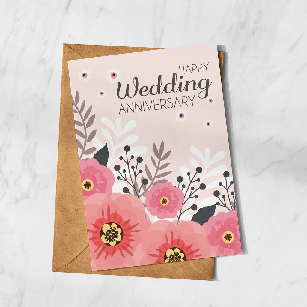 Happy Wedding Anniversary Card