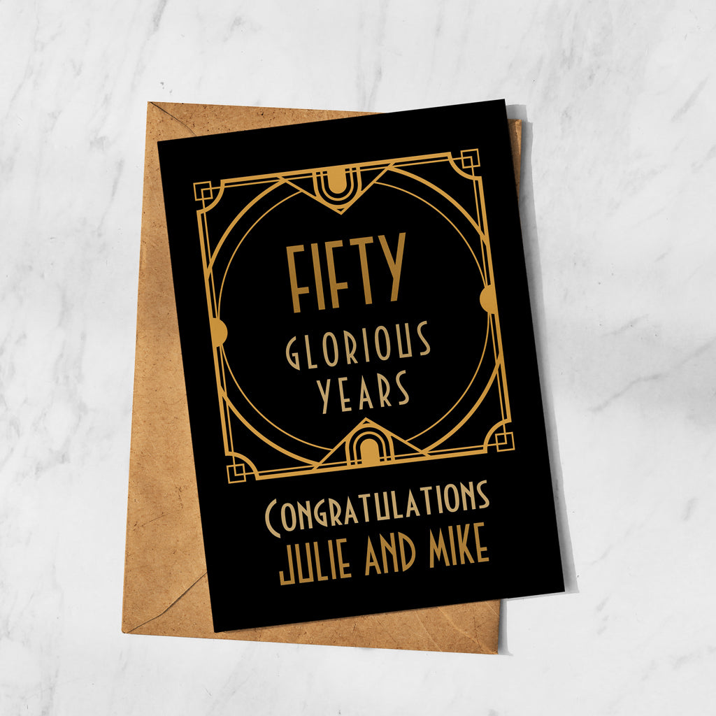 Fifty Glorious Years Card