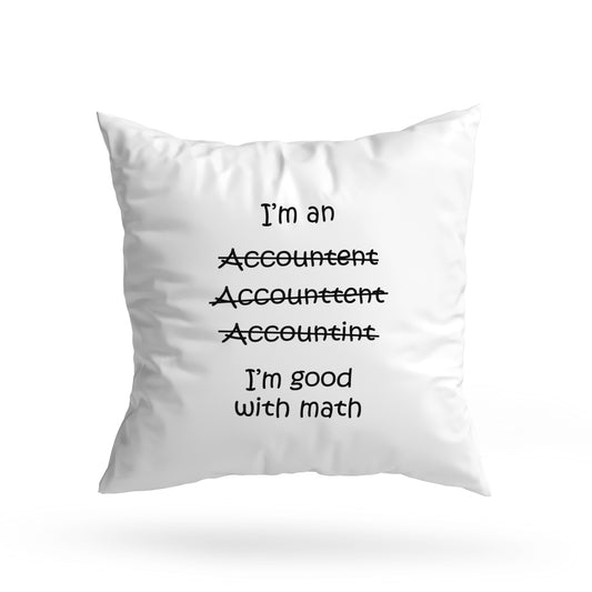 Accountant Pillow