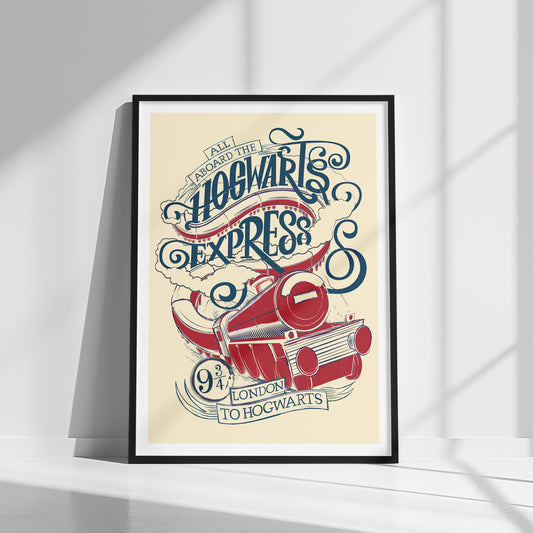 Hogwart Express Wall Frame